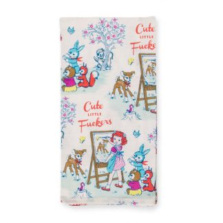 Cute Little F*ckers Tea Towel