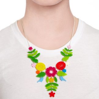 Tatty Devine Mexican Embroidery Necklace