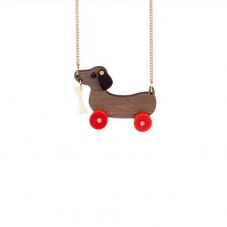 Dog on Wheels Necklace