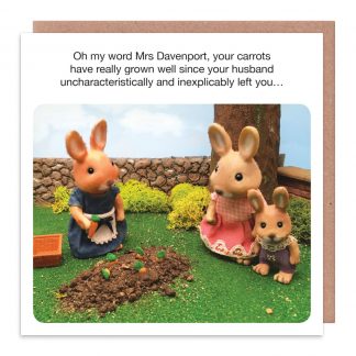 Carrots Greetings Card