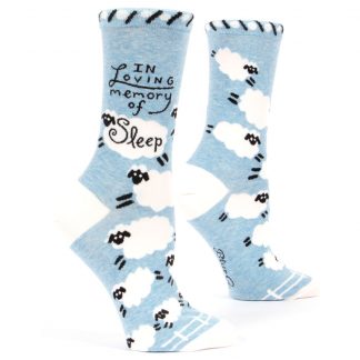 In Memory of Sleep Women's Socks