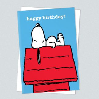 Snoopy Happy Birthday Kennel Card SNOOP16