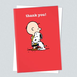 Snoopy thank you card SNOOP21
