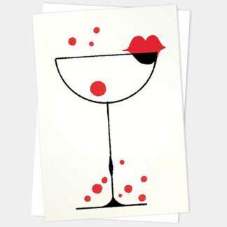 Cocktail Kisses Mini-Card
