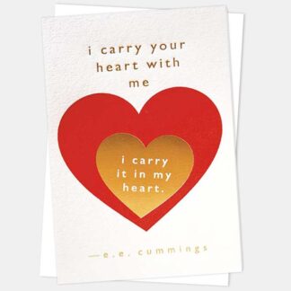 I Carry Your Heart Card