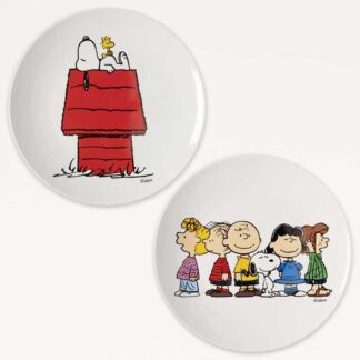 Peanuts Set of Two Plates