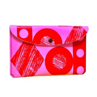 Throw Some Shapes Purses - Hot Pink/Red