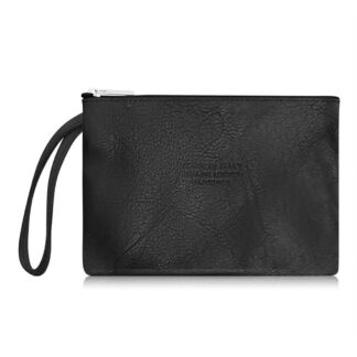 Leather Pouch, Black (PS102)