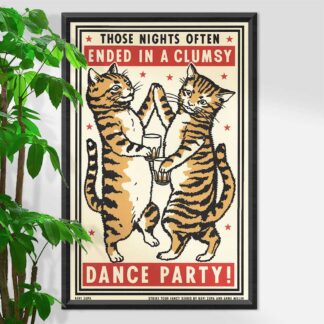 Clumsy Dance Party Screen Print