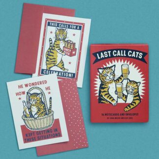 Last Call Cats Notecard Set