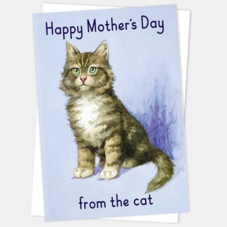 Kiss Me Kwik Mothers Day Cat Card