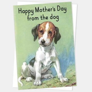 Kiss Me Kwik Mothers Day Dog Card