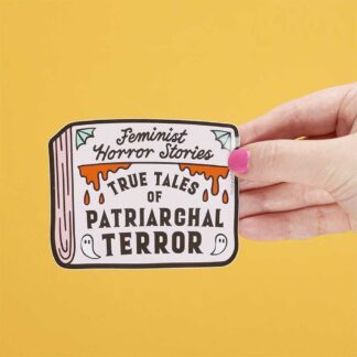 Punky Pins Sticker Feminist Horror Stories