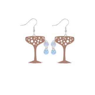 Tatty Devine Champagne Glass Earrings