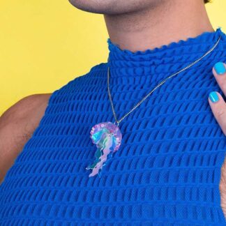 Tatty Devine Moon Jellyfish Pendant