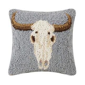 Cow Skull Small Hook Pillow