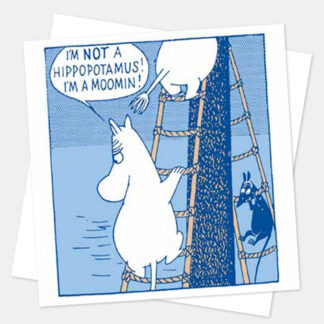 Moomin Square Not Hippopotamus! Card MOOM90