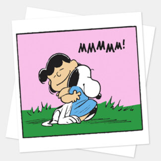 Snoopy Square Hug Mmm! Card SNOOP49