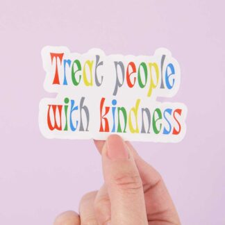 Punky Pins Sticker Treat People With Kindness