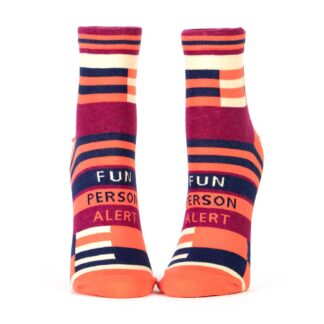 Fun Person Alert Ankle Socks