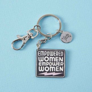 Punky Pins Enamel Keyring Empowered Women Empower Women