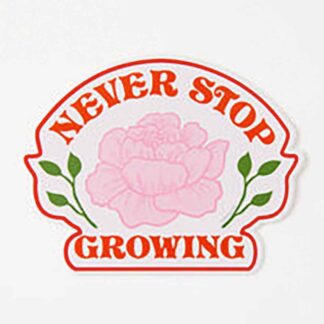 Punky Pins Sticker Never Stop Growing