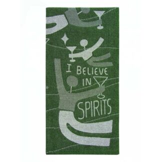 I Believe in Spirits Woven Tea Towel