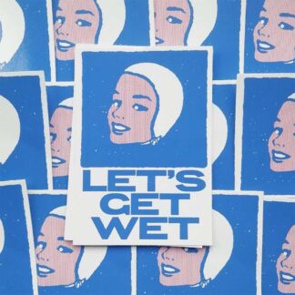 Mandy Doubt Let's Get Wet Sticker