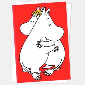 Moomin Mini Card Hug red MMO023