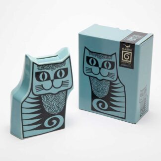 Magpie Hornsea Cat Money Box, Teal