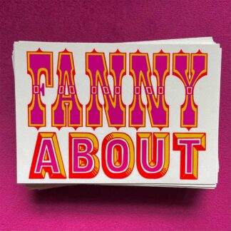 Fanny About Sticker, Mandy Doubt