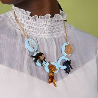 Tatty Devine Little Cats Chain Necklace