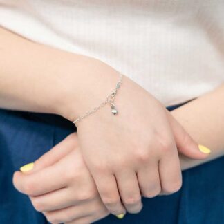 Miffy Single Charm Bracelet (Sterling Silver)