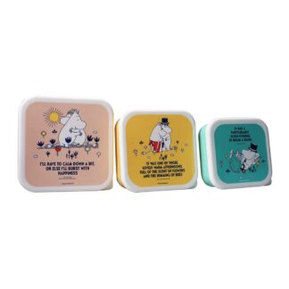 Moomin Set Of Three Snack Boxes