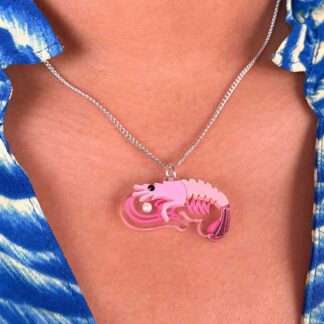Tatty Devine Mini Prawn Pendant