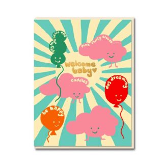 1973 Baby clouds card