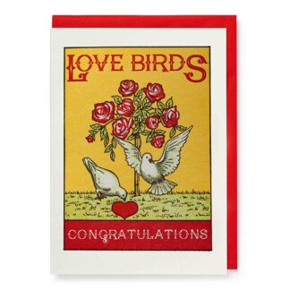 Archivist Card,  Love Birds QP640