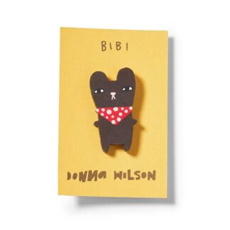 Donna Wilson Bibi Bear Pin Badge