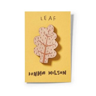 Donna Wilson Leaf Pin Badge