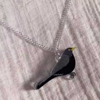 Tatty Devine Black Bird Pendant