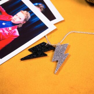 Tatty Devine Bowie Bolt Charm Necklace