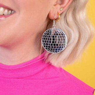 Tatty Devine Duluxe Disco Ball Earrings