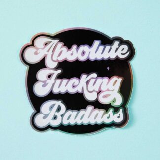 Punky pins absolute badass sticker