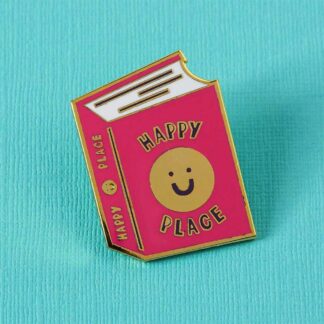 Punky pins Happy Place enamel badge