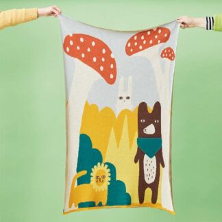 Donna Wilson Trees and Creatures Cotton Mini Blanket